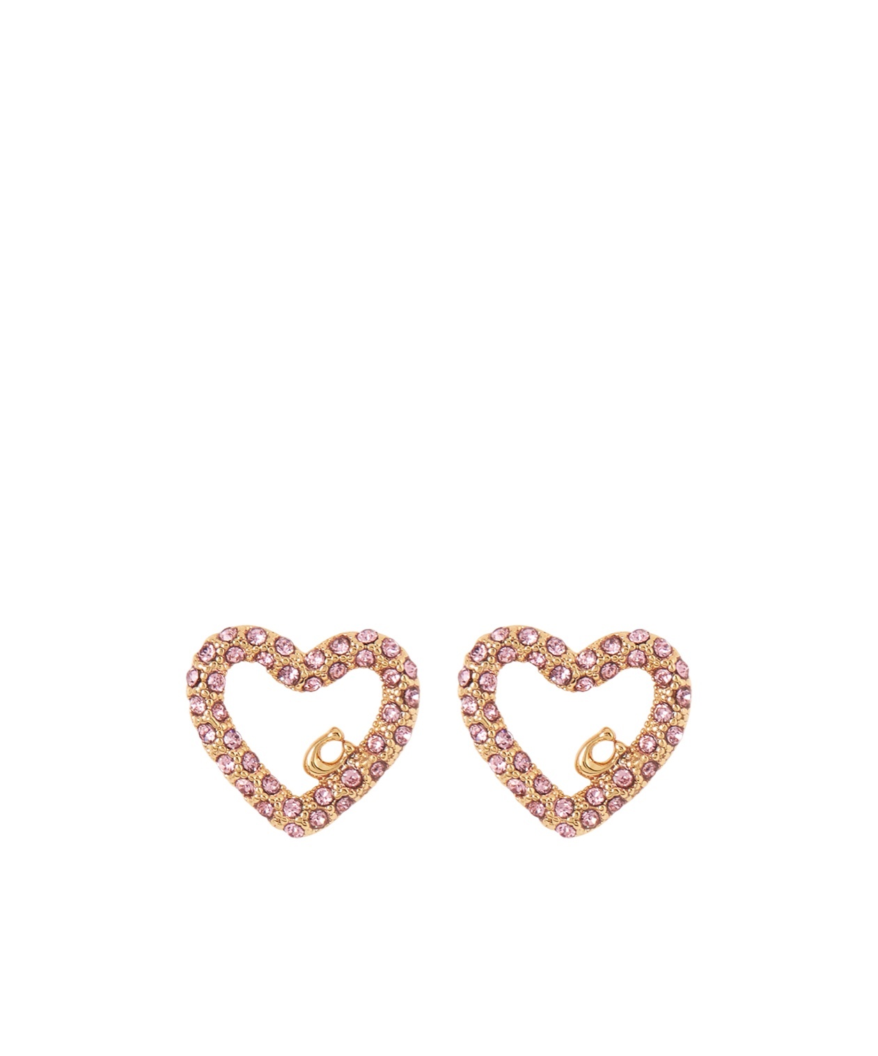 COACH HEART-SHAPED EARRINGS