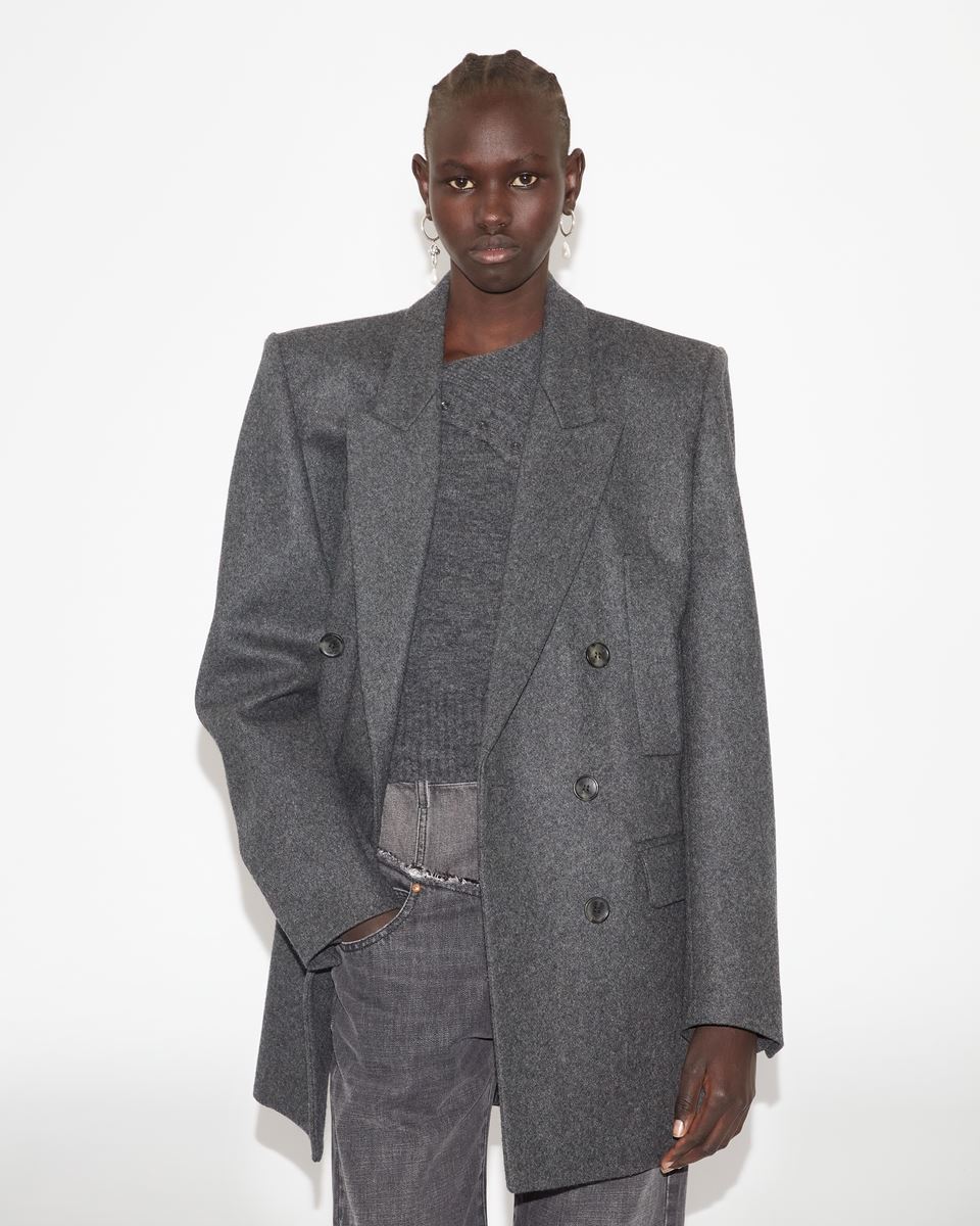 ISABEL MARANT FLOYD ORGANIC WOOL COAT