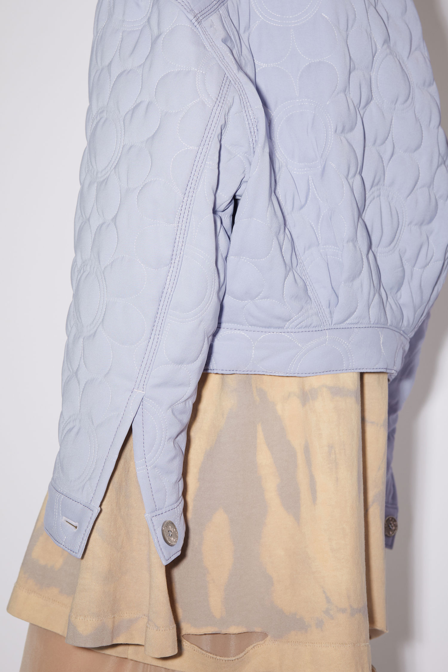 Acne Studios Floral-embroidered Denim Jacket