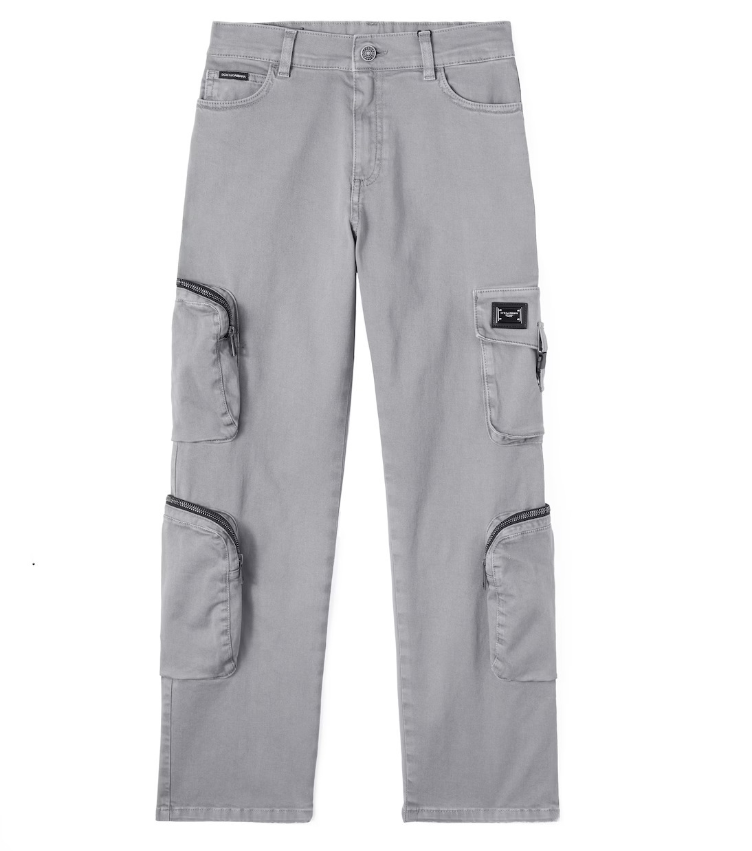 Dolce & Gabbana Multi-pocket Jeans In Gray
