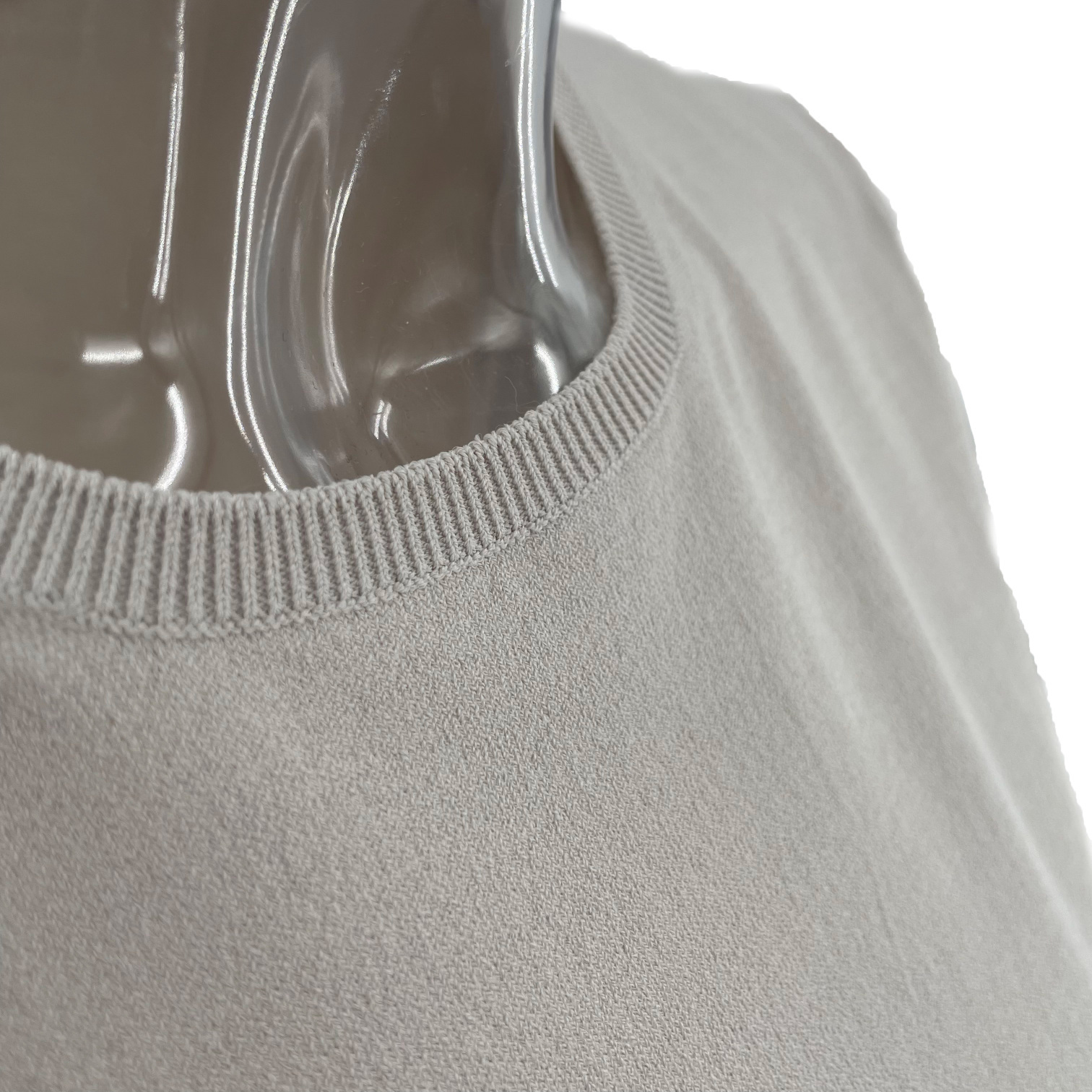 Max Mara Sleeveless Shirt In Gray