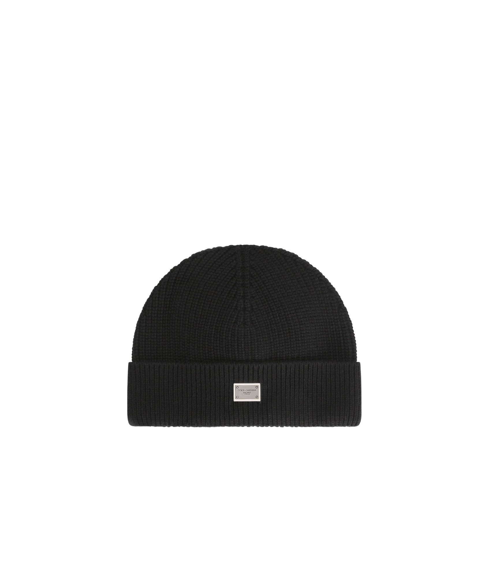 Dolce & Gabbana Rib Knitted Hat In Black