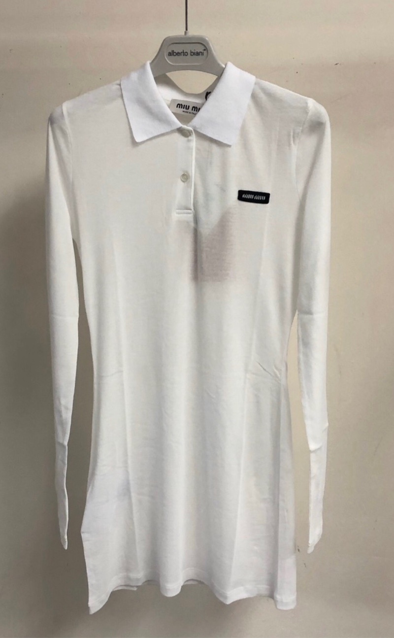 MIU MIU LONG-SLEEVED DRESS