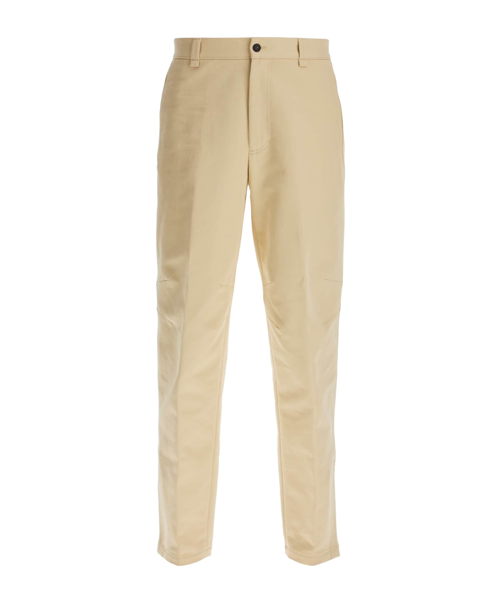 Shop Lanvin Belt-loop Casual Pants In Nude