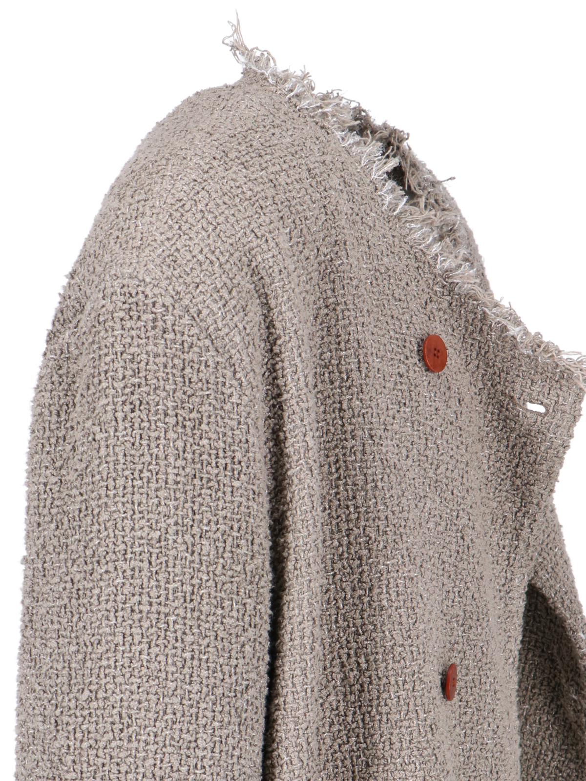 Magliano Relaxed Fit Double-breasted Jacket In Gray
