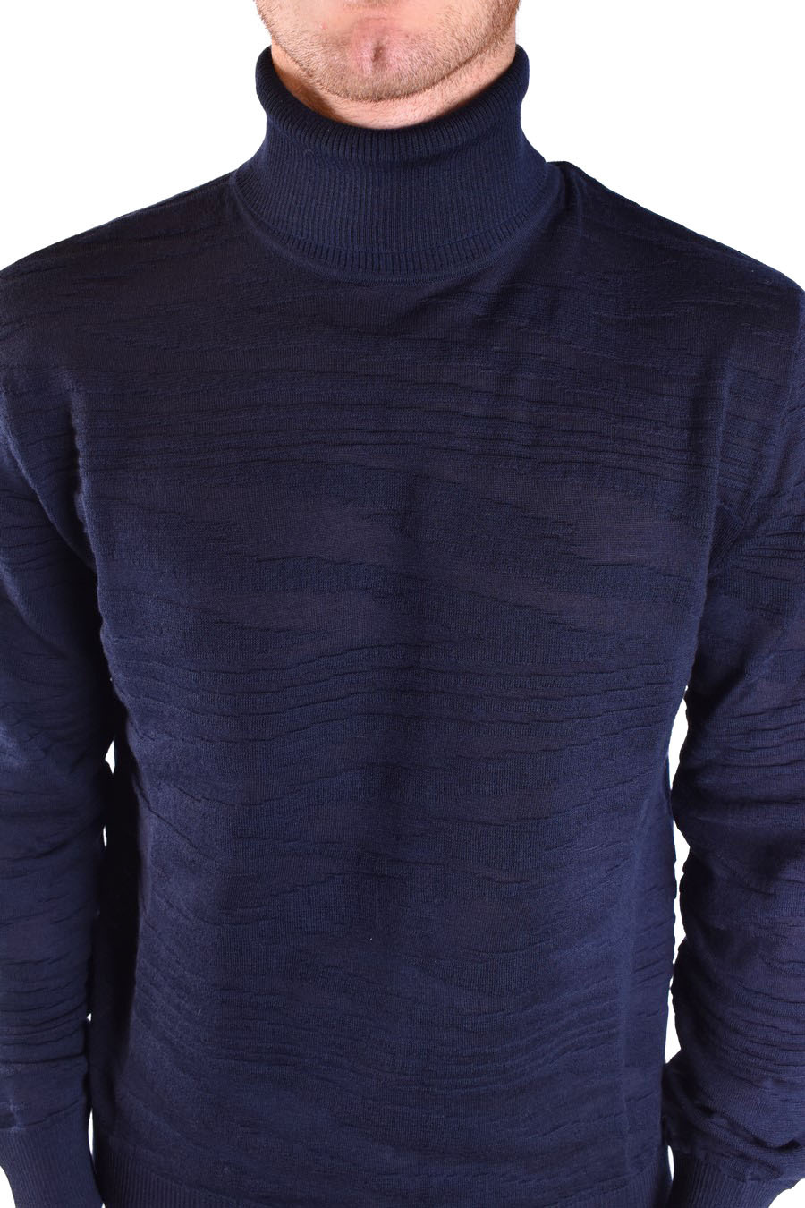 Missoni Long-sleeved High-neck Sweater In Black