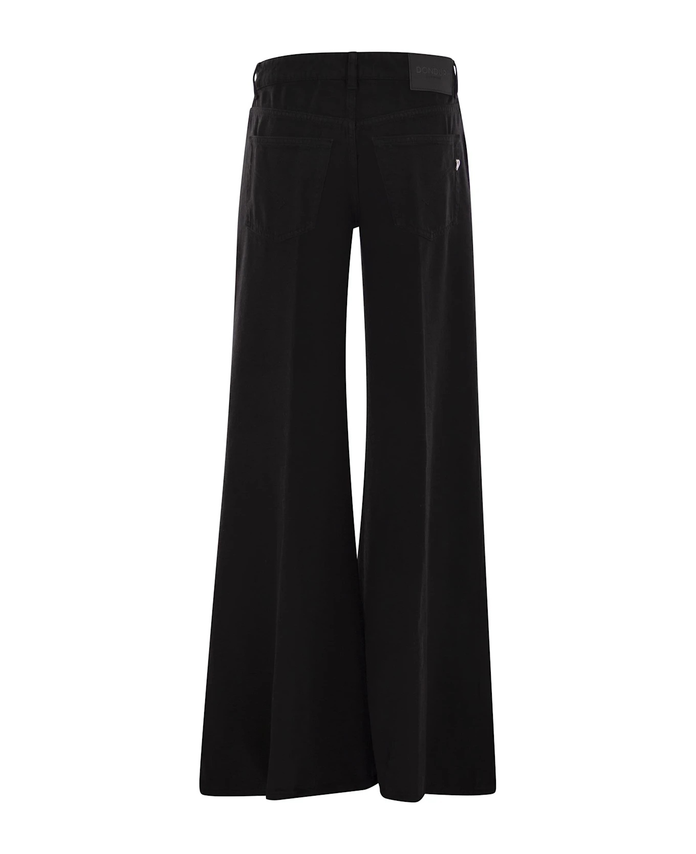Dondup Marlen - Wide Leg Jeans In Black