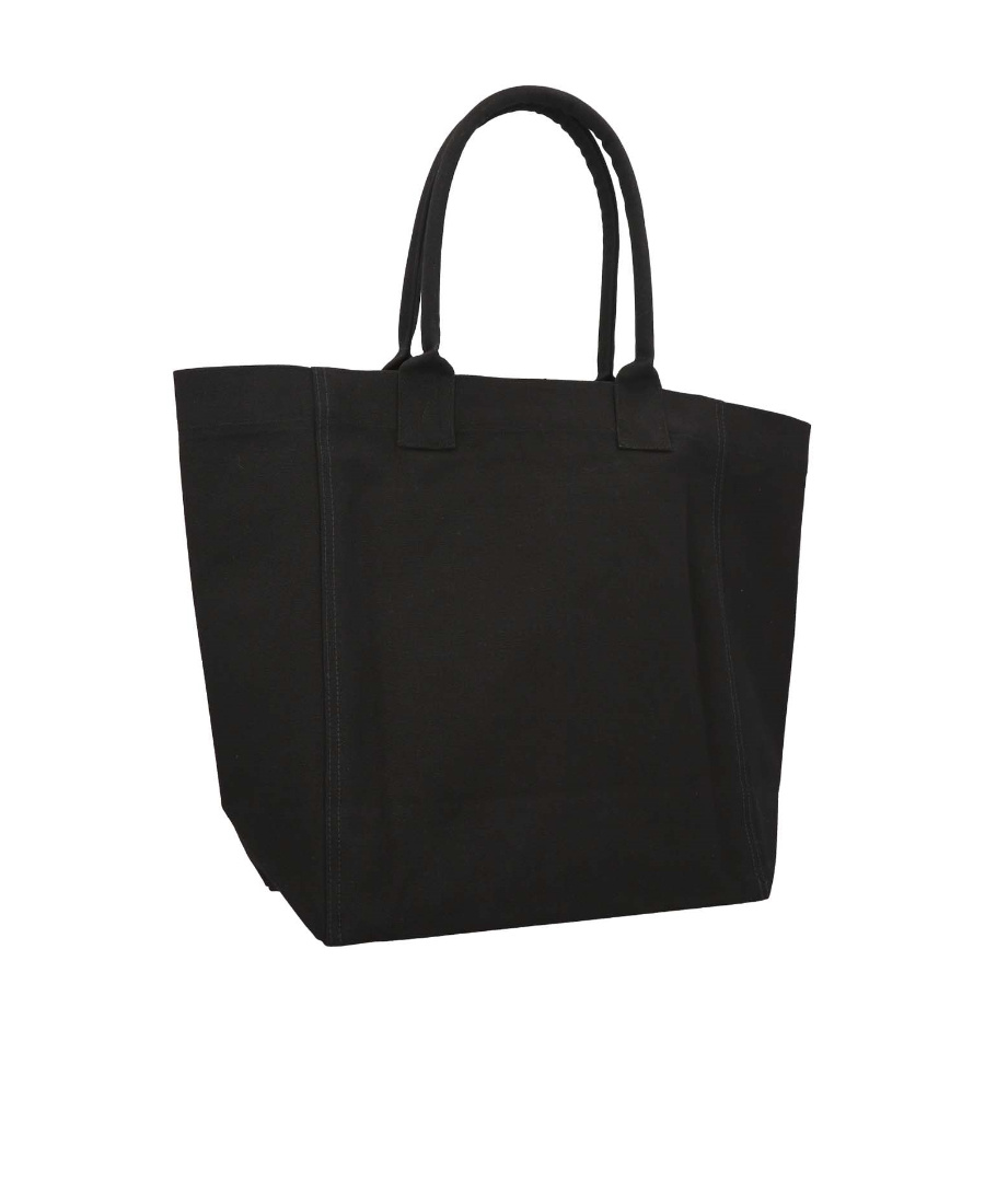 Isabel Marant Logo Detailed Tote Bag In Black