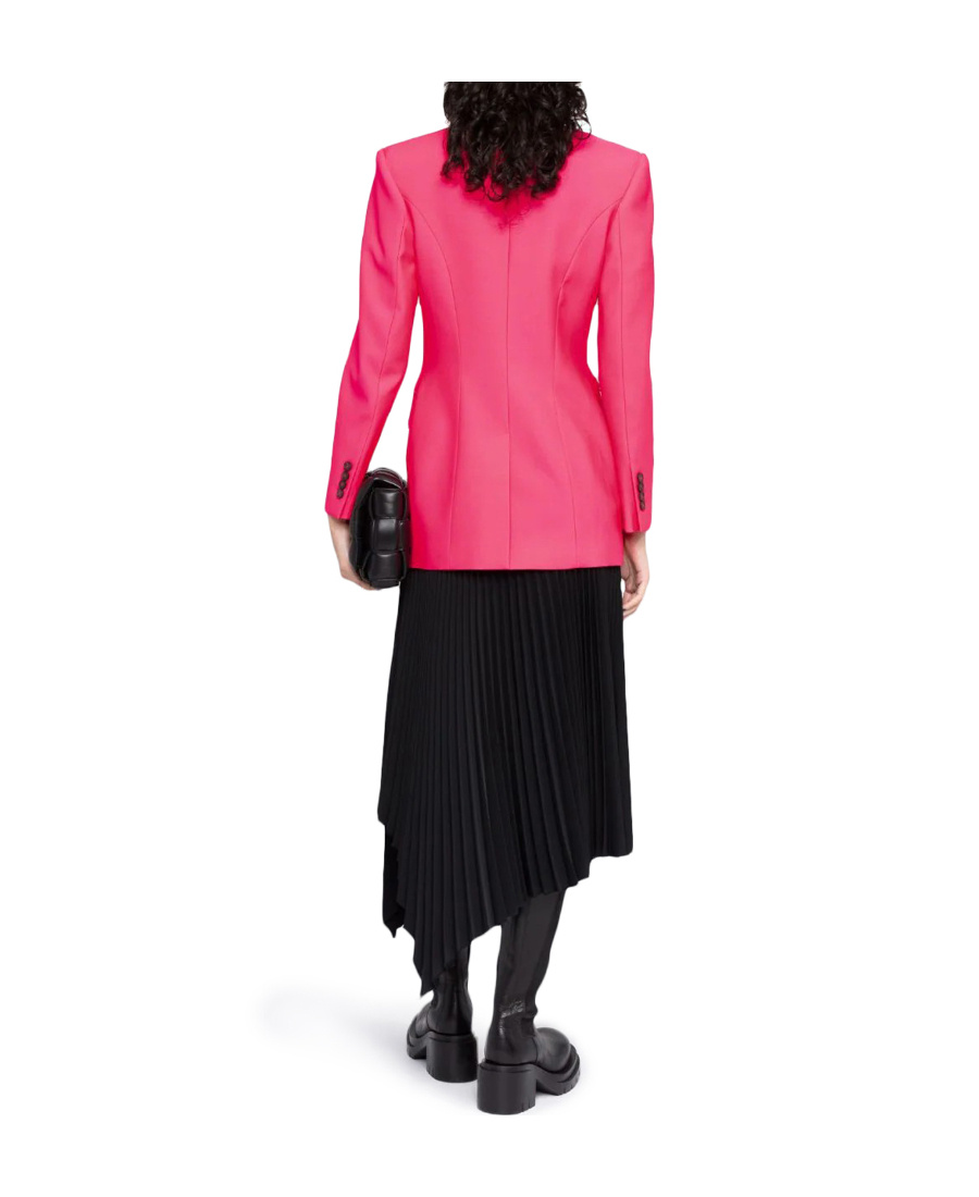Alexander Mcqueen Double-breasted Blazer In Pink