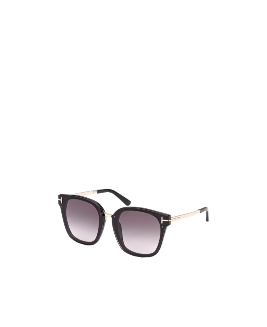 Tom Ford Philippa Square Injection Plastic Sunglasses In Gray
