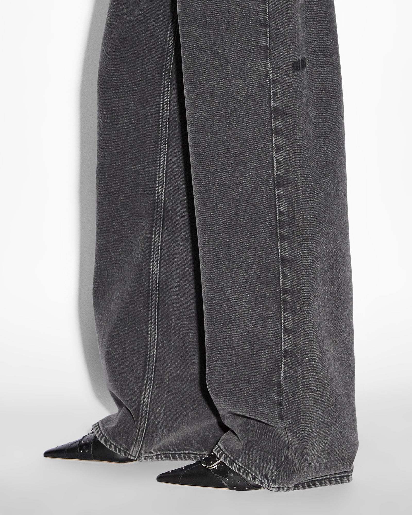 Shop Ksubi Low Rider Daze Trip Jeans In Black
