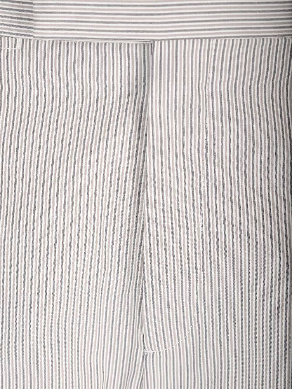 Thom Browne Stripe-pattern Tailored Shorts In White
