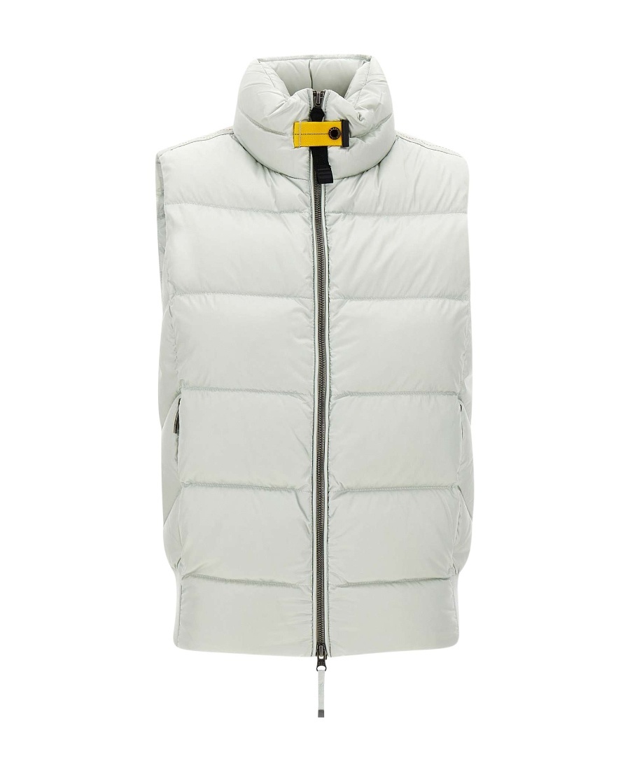 Parajumpers Zipper Down Vest In White
