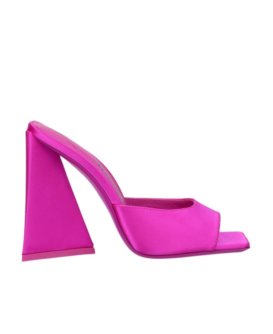 Attico Devon 115mm Satin Finish Sandals In Pink
