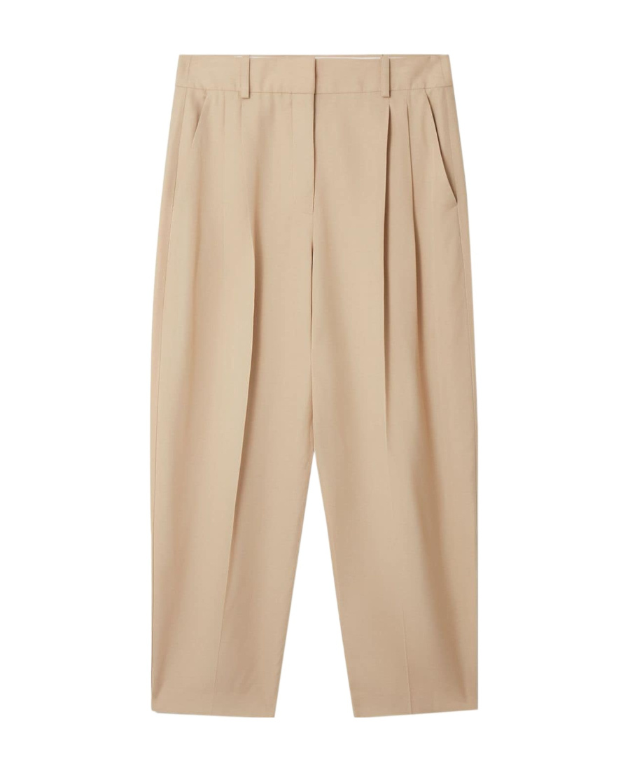 STELLA MCCARTNEY STELLA MCCARTNEY CROPPED PLEATED TROUSERS