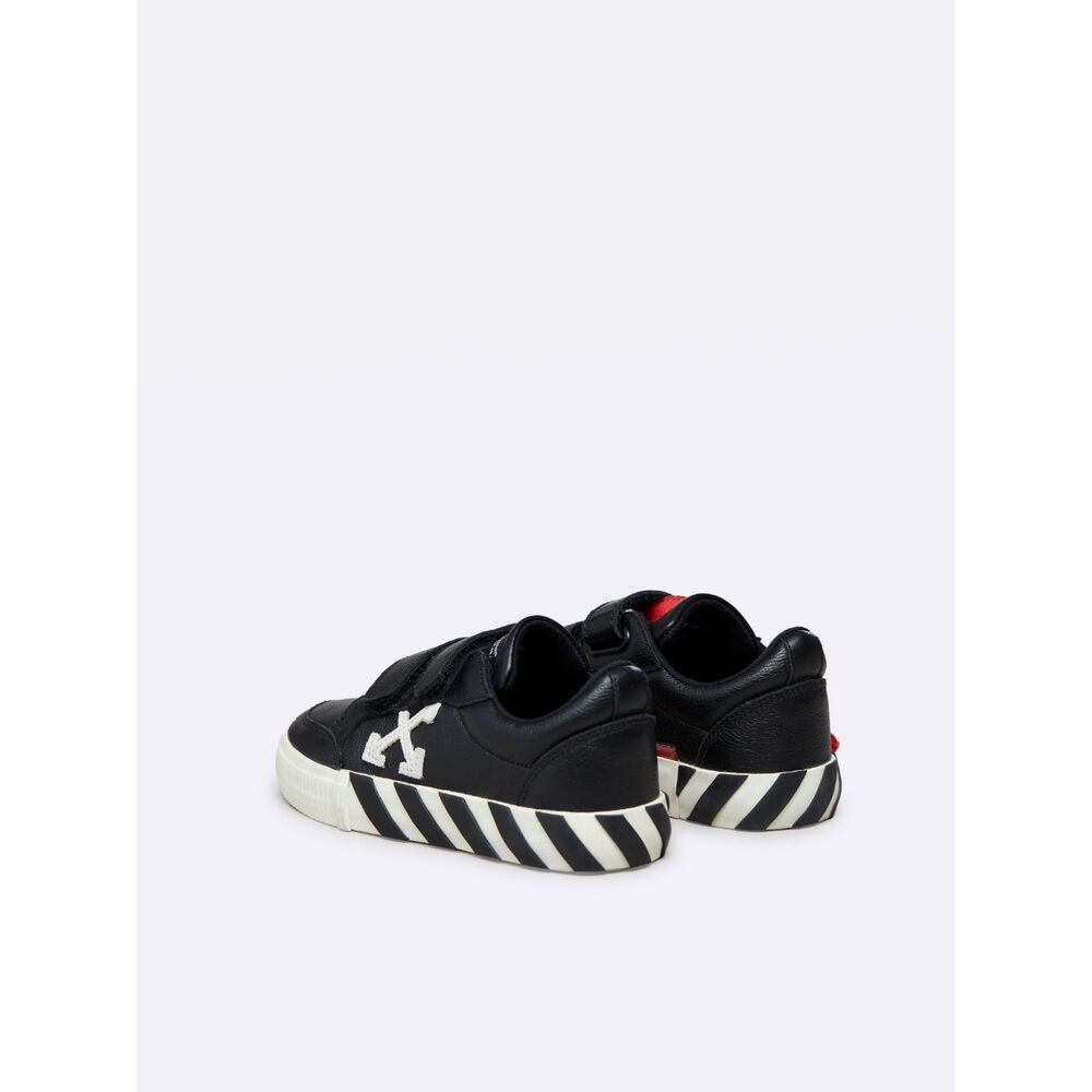 Off-white Vulcanized Sneakers In Black