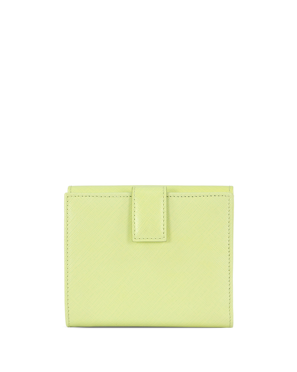 Ferragamo Logo Buckle Wallet In Yellow
