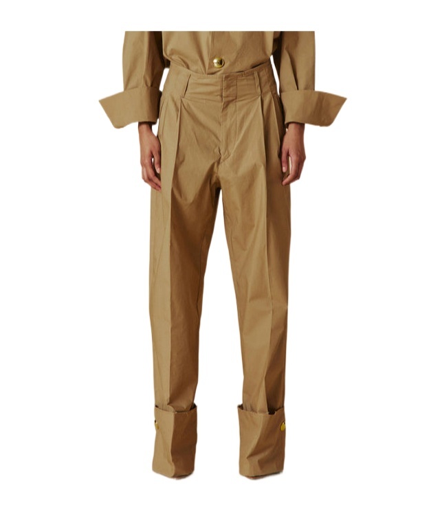 DARKPARK TURN-UP HEM TROUSERS
