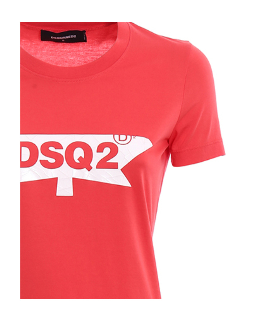 Dsquared2 Logo Short-sleeved T-shirt In Red