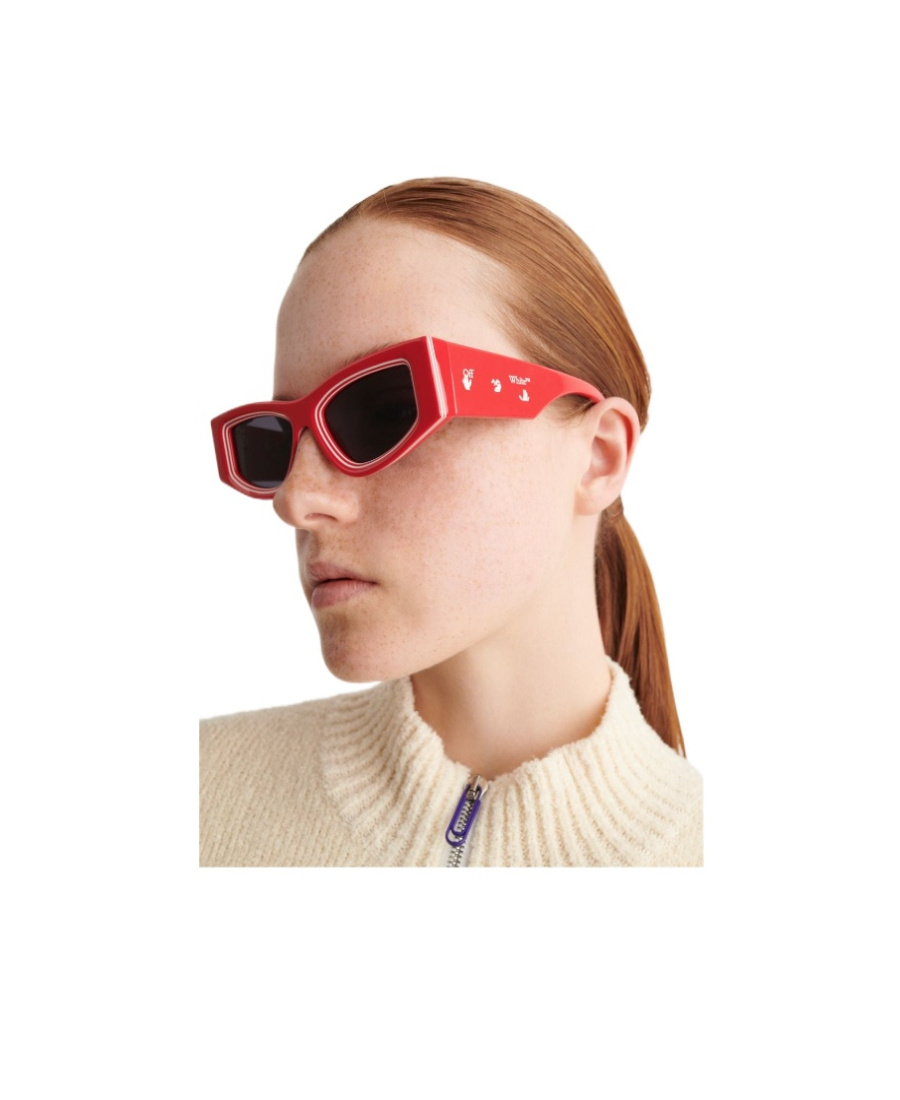Off-white Andy Rectangular-frame Sunglasses In Multicolor