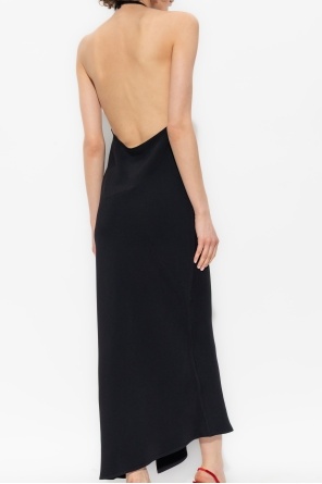 Attico Halterneck Low-back Midi Dress