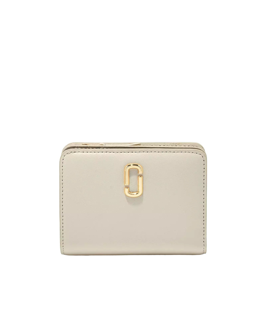 Shop Marc Jacobs The Mini Compact Wallet In Nude