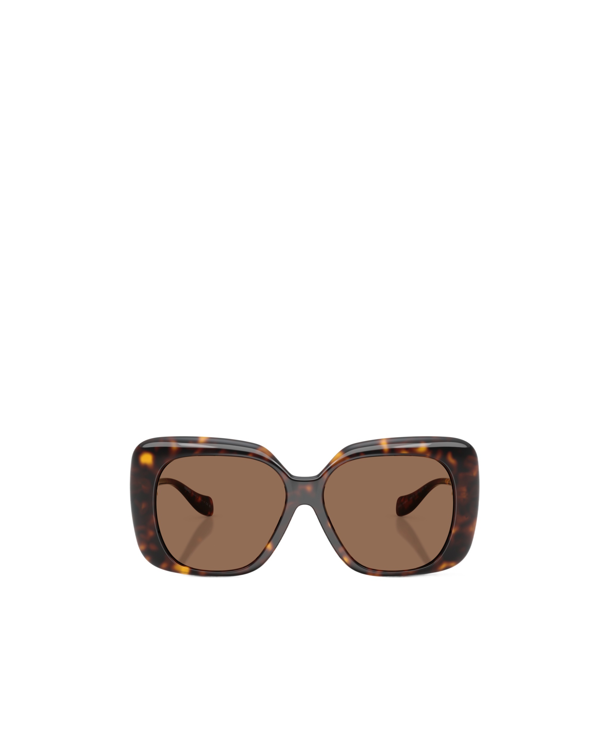 Versace Medusa Square-frame Sunglasses In Brown