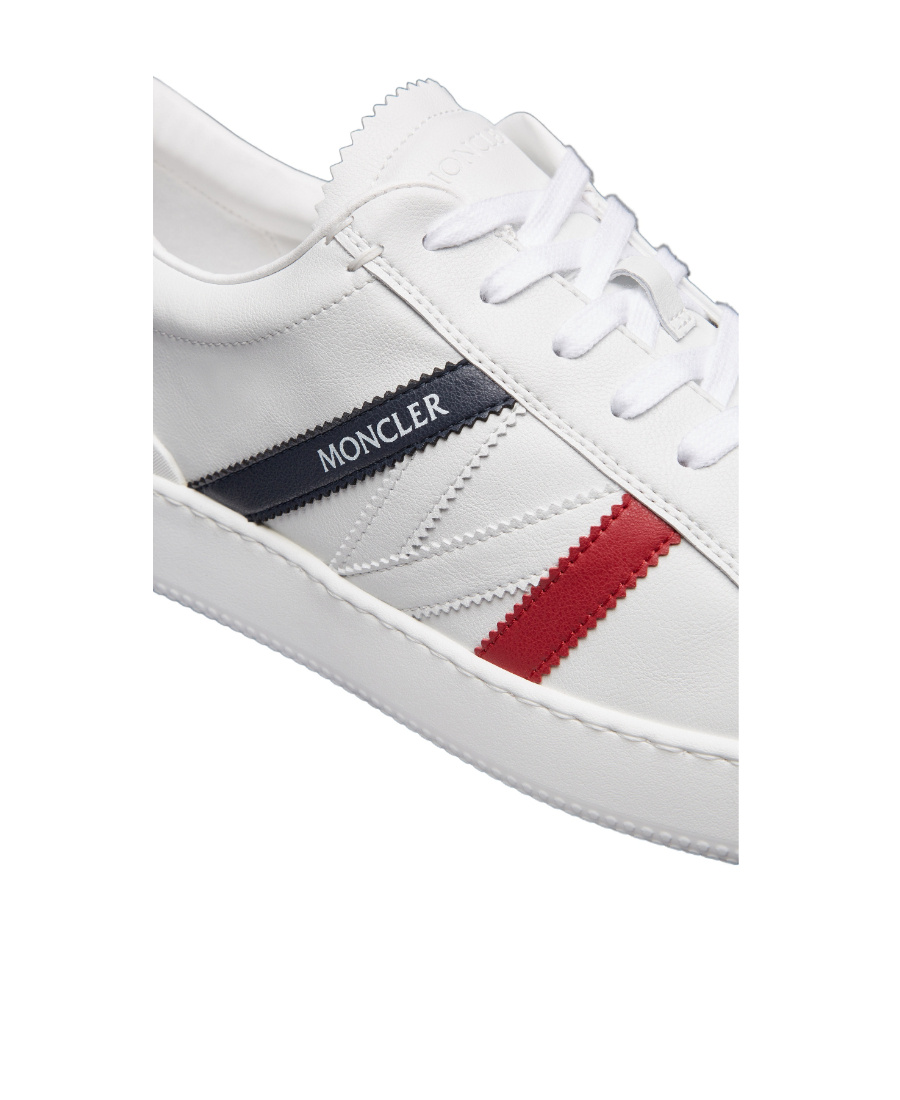 Shop Moncler Logo-print Lace-up Sneakers In Black