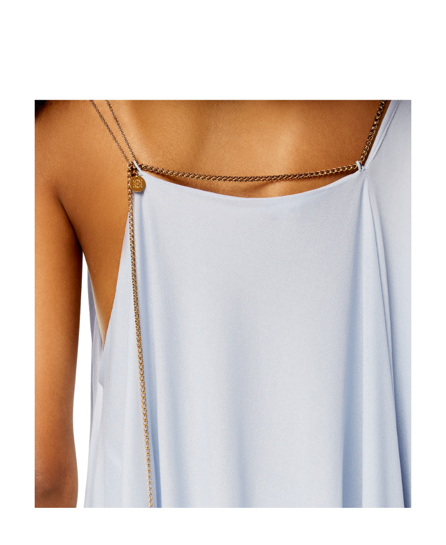 Loewe Chain Draped Top In Viscose