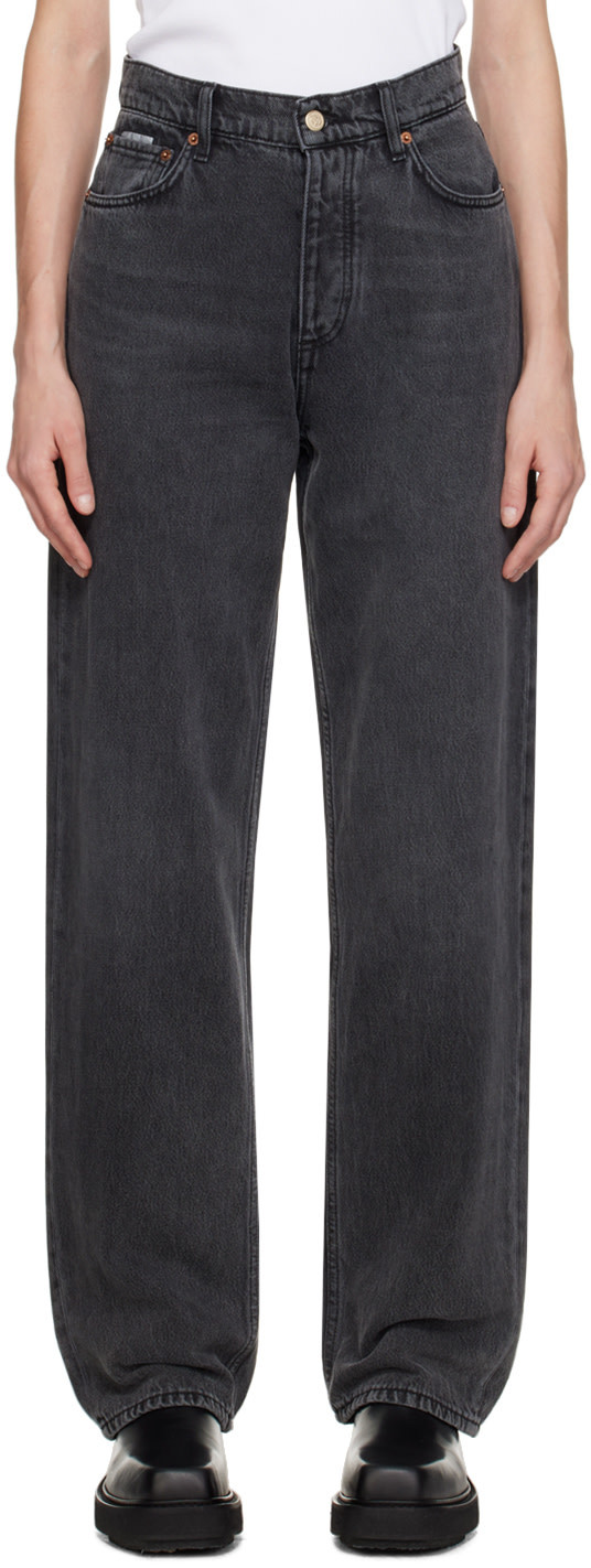 Eytys Black Avalon Jeans In Black