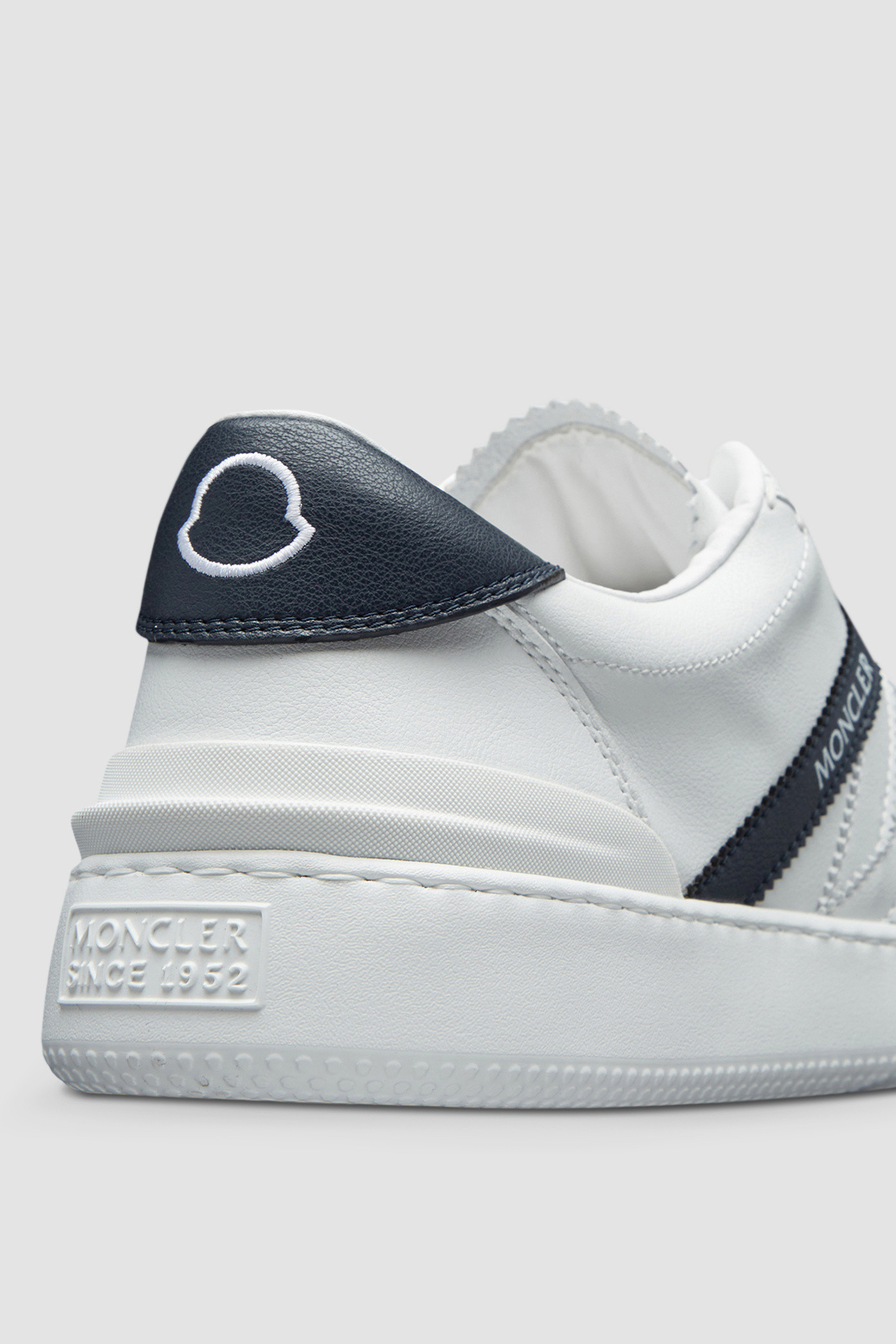 Shop Moncler Monaco M Low-top Casual Sneakers In White