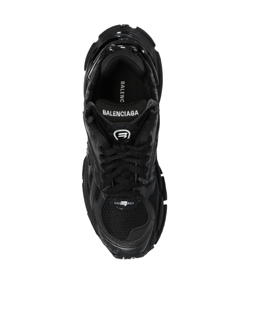 Balenciaga X Under Armour Runner Ripstop Sneakers In Black