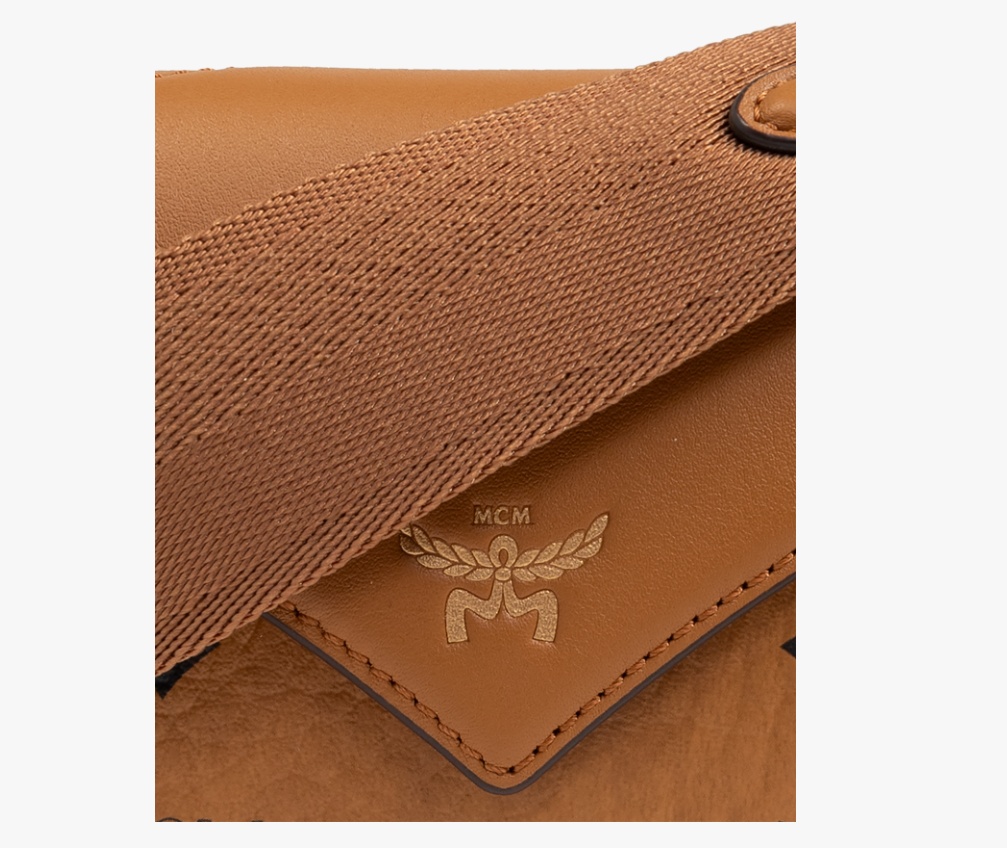 Shop Mcm Flip Mini Bag In Brown