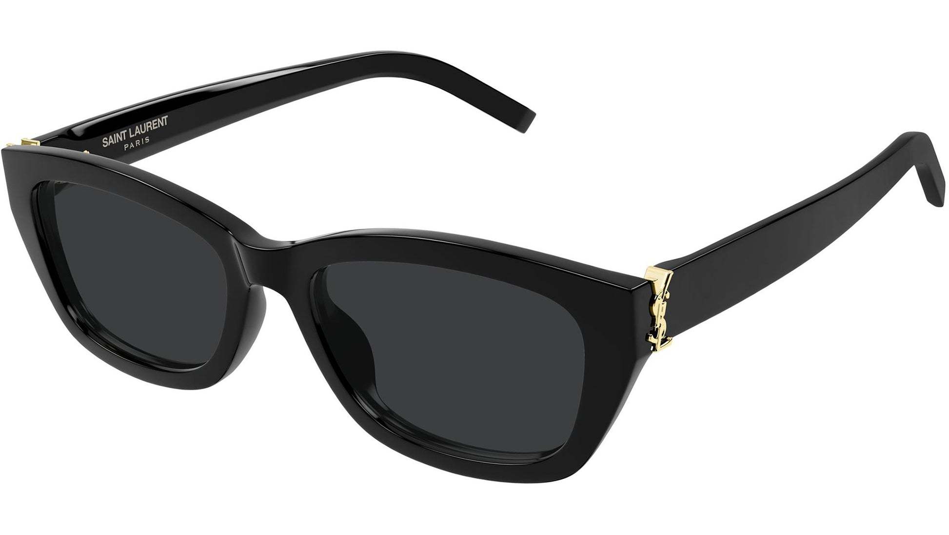 Saint Laurent Eyewear Rectangular Frame Sunglasses In Black