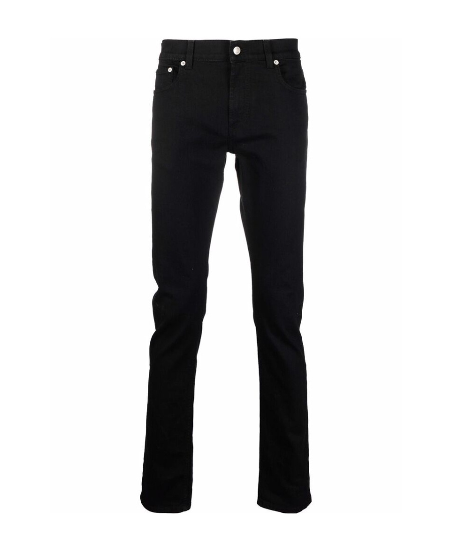 Alexander Mcqueen Trousers Denim Five Pockets In Black