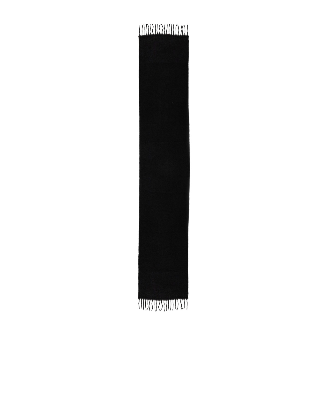Shop Canada Goose Brushed Alpaca Wool-blend Scarf In Black