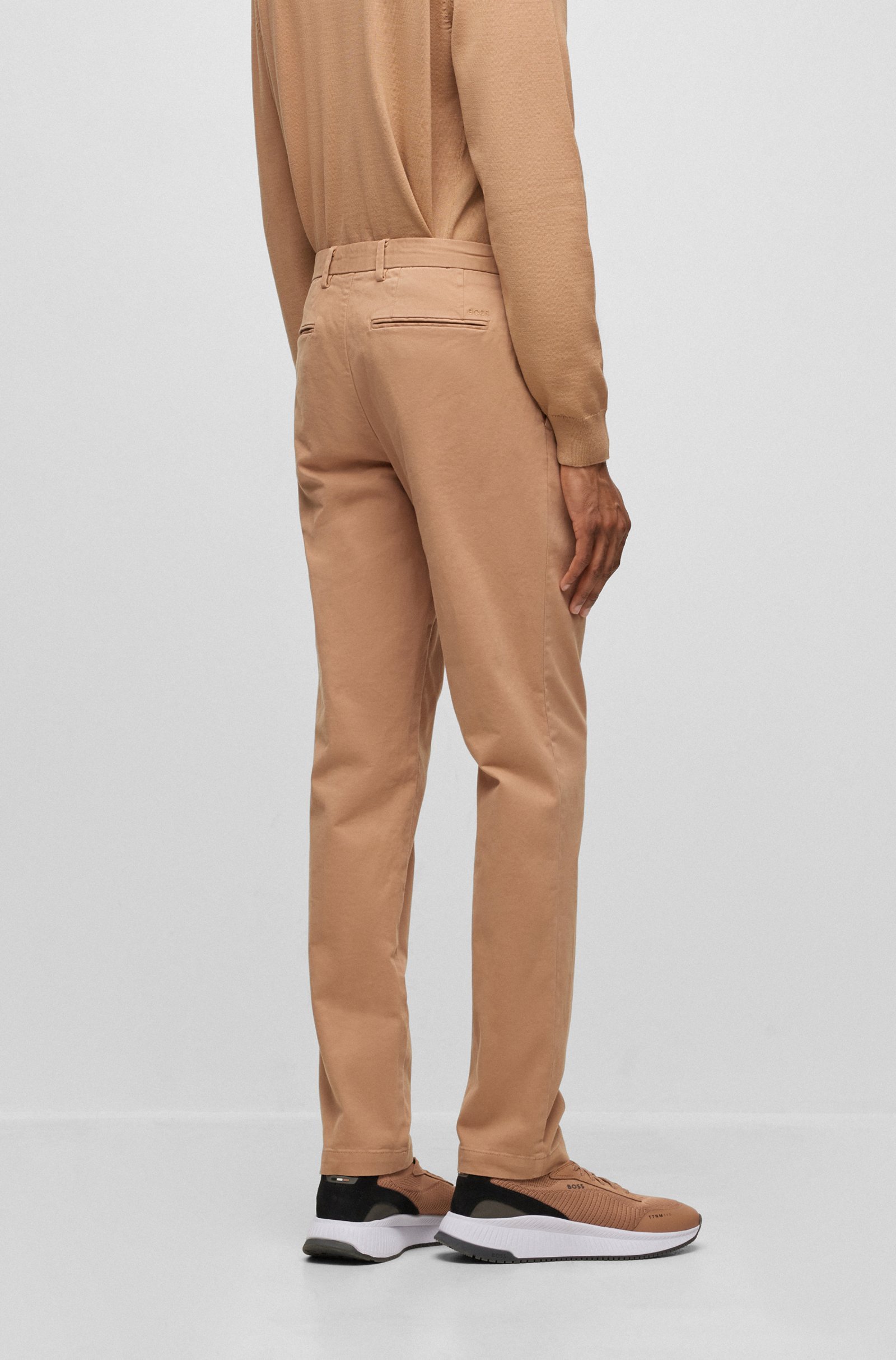 HUGO BOSS MID-RISE SLIM-FIT JEANS