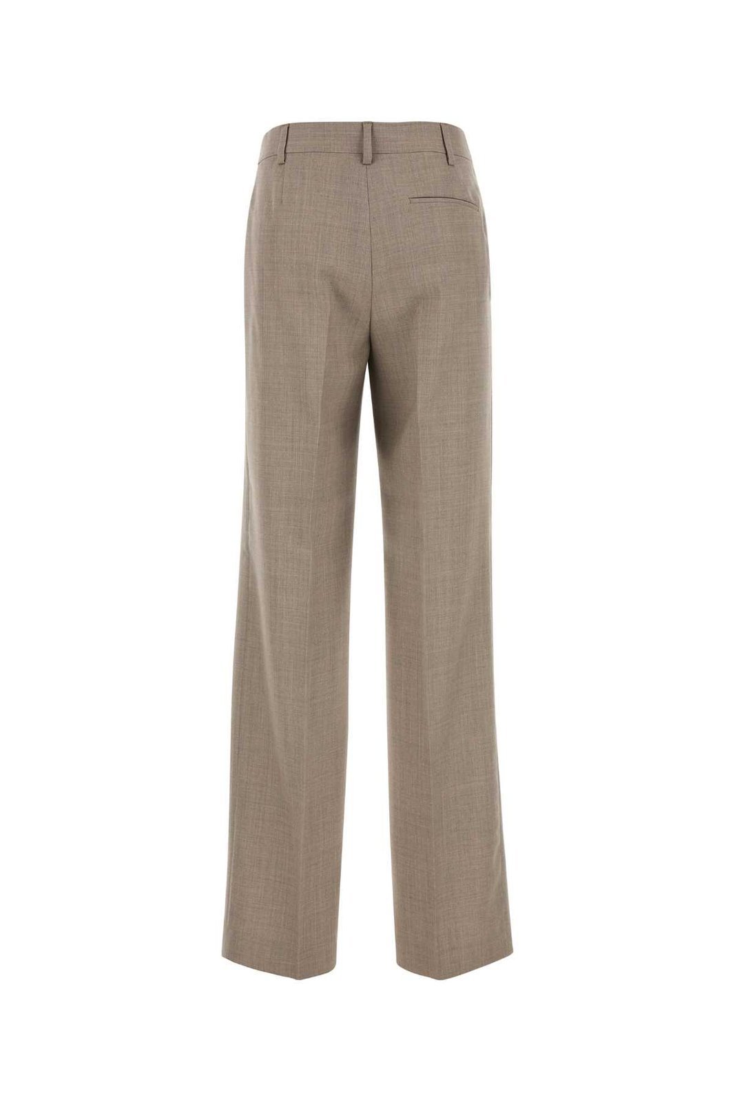 Moschino Pantalone In Lana Cappuccino Donna