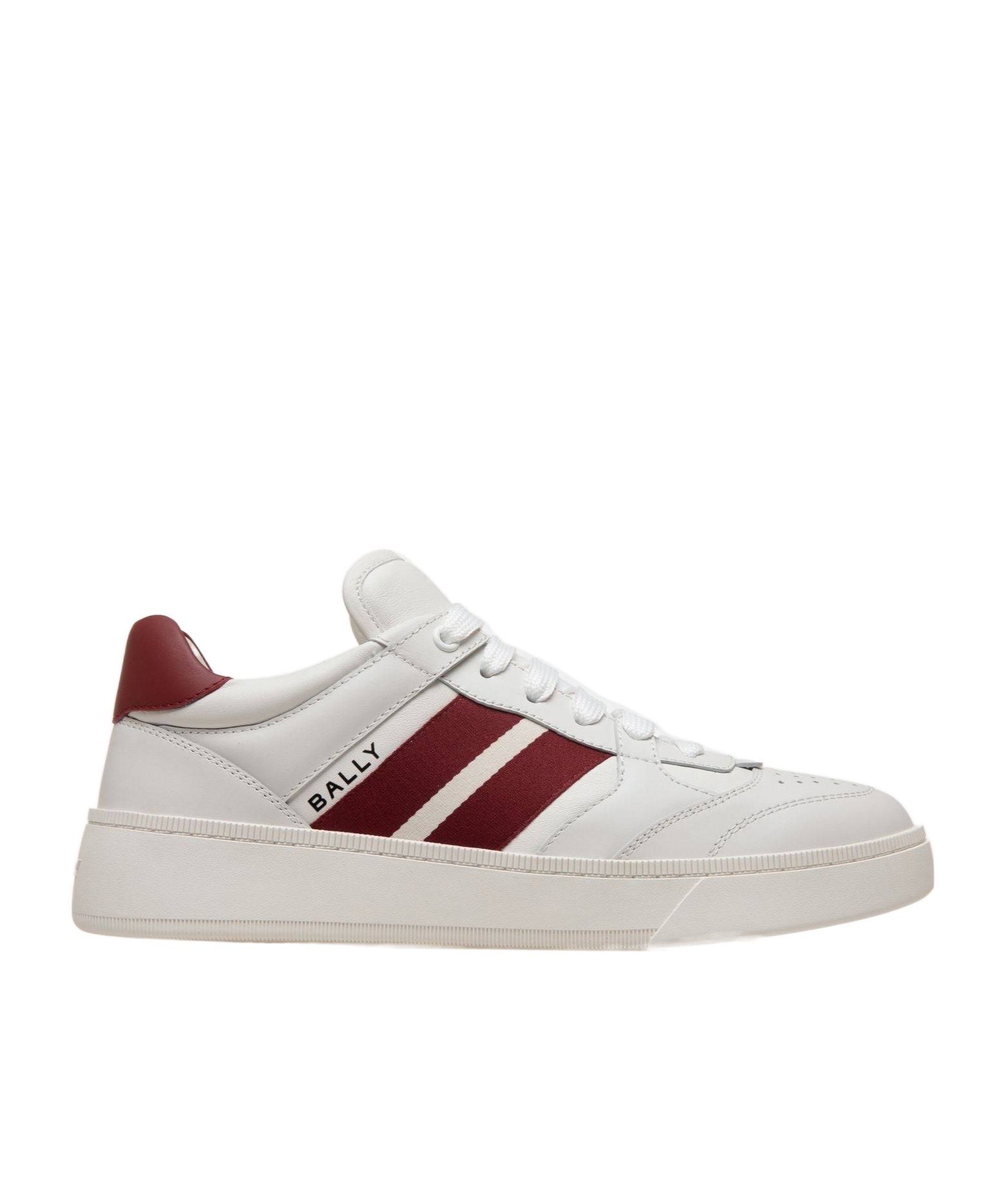 Shop Bally Tie Low Upper Board Shoes In White