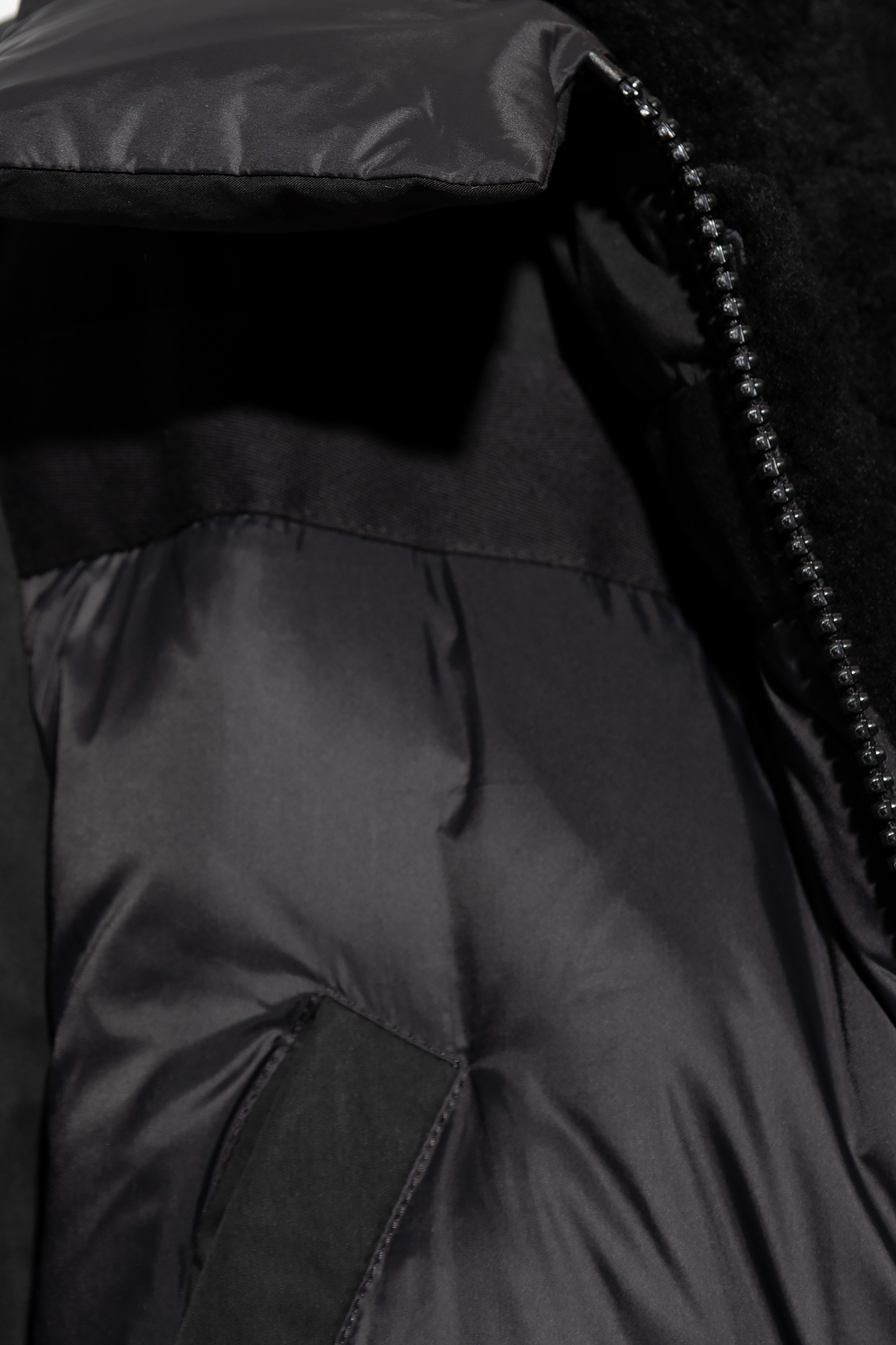 YVES SALOMON LONG-SLEEVED DOWN JACKET