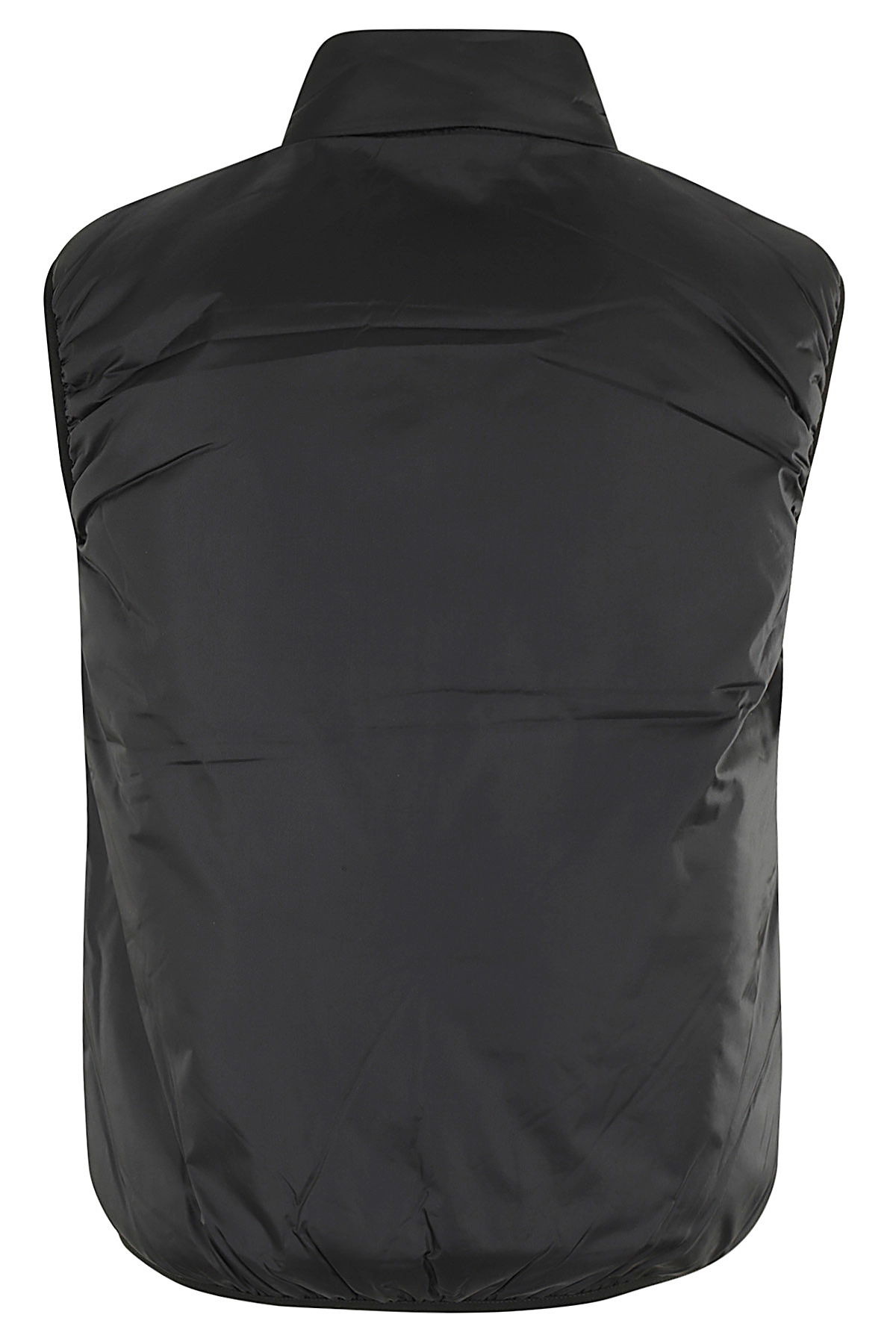 Aspesi High-necked Padded Vest In Black