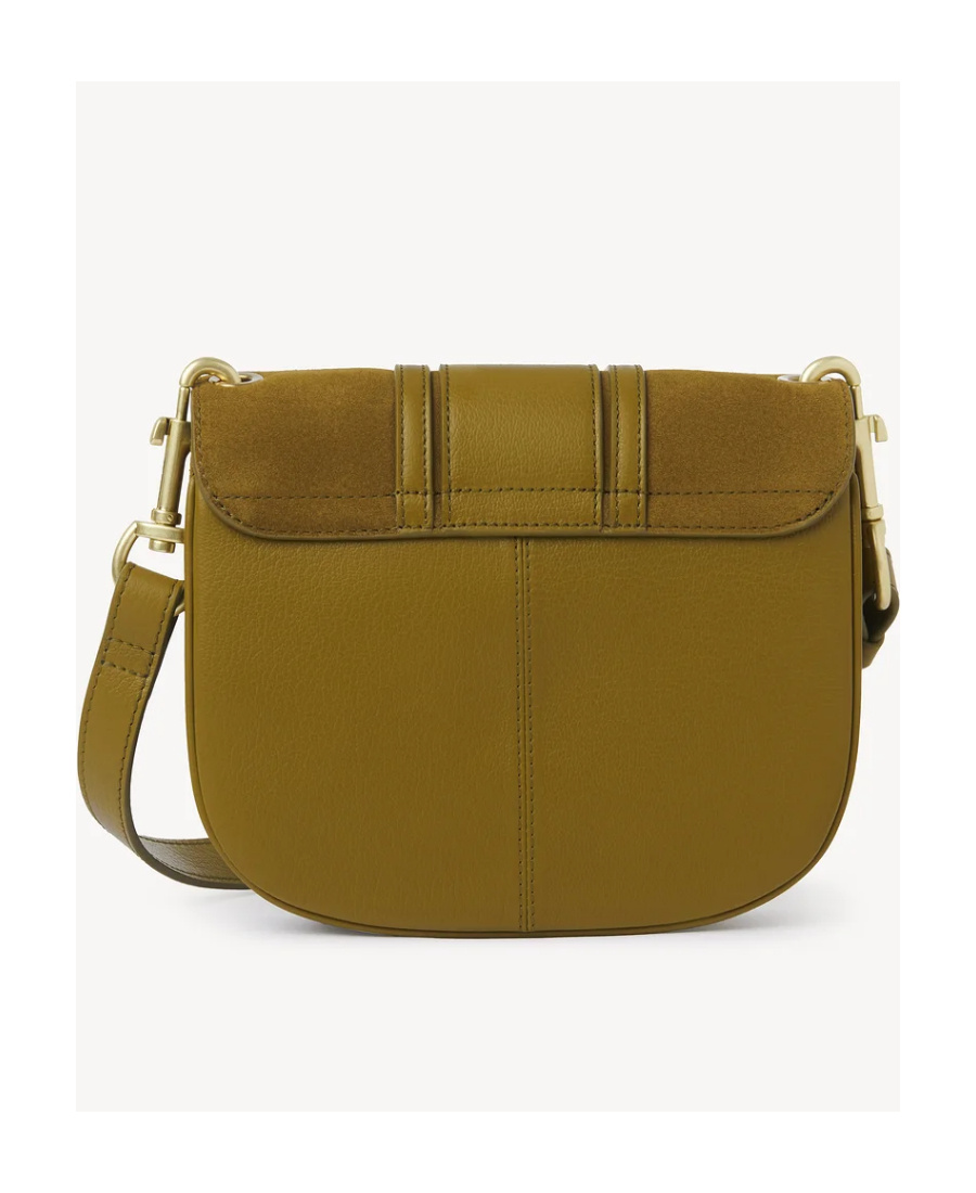 Shop See By Chloé Hana Leather Shoulder Bag In Brown