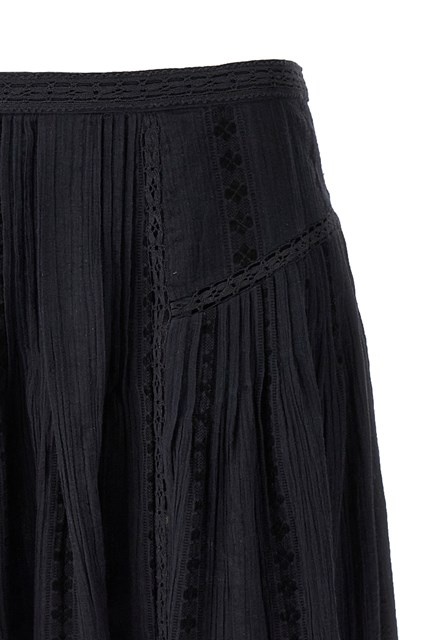Isabel Marant Étoile Jorena Asymmetric-hem Mini Skirt In Black
