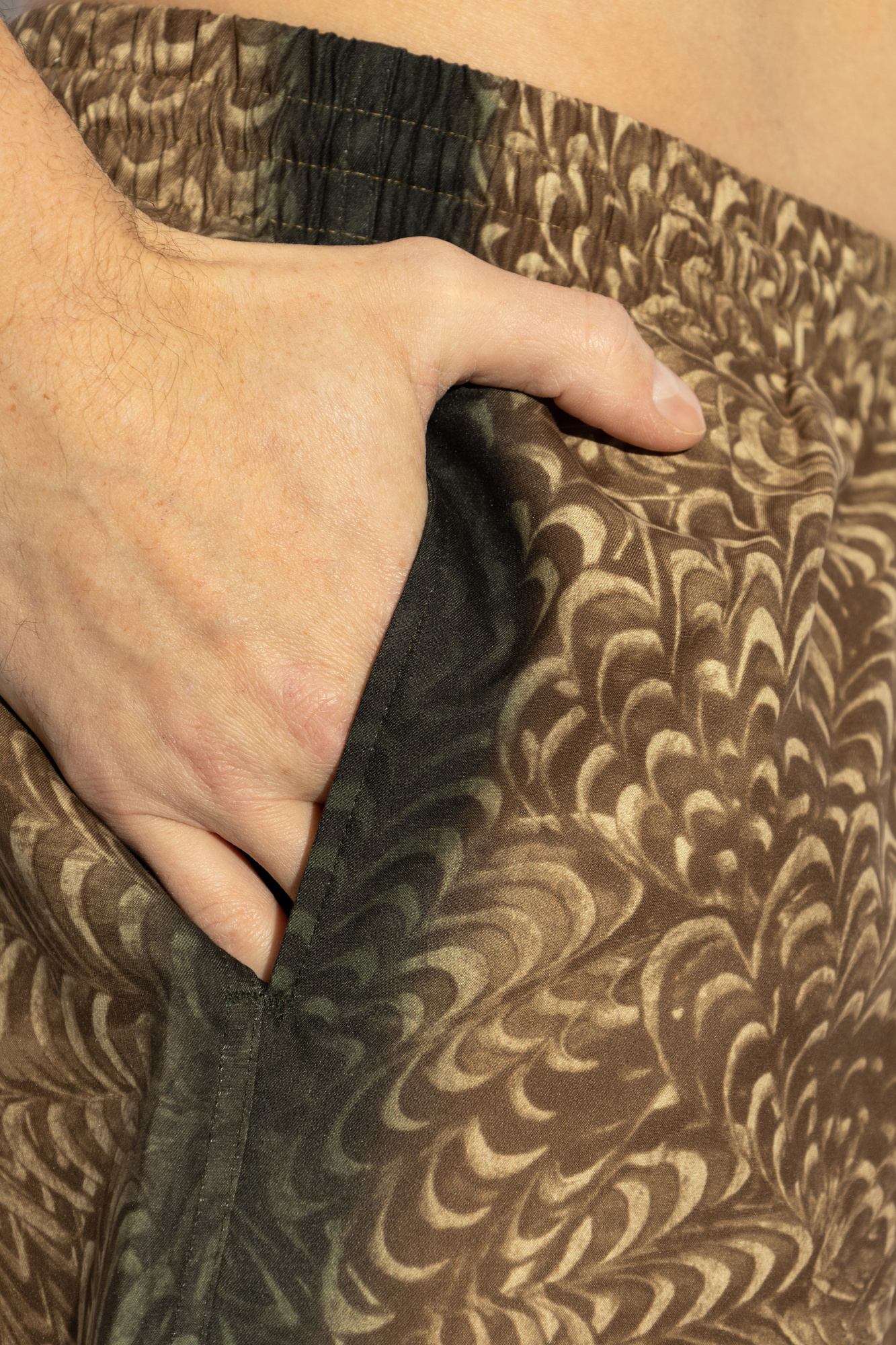 Dries Van Noten Boxer Swimsuit In Ocr