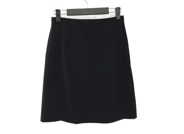 Max Mara Emblem Skirt In Black