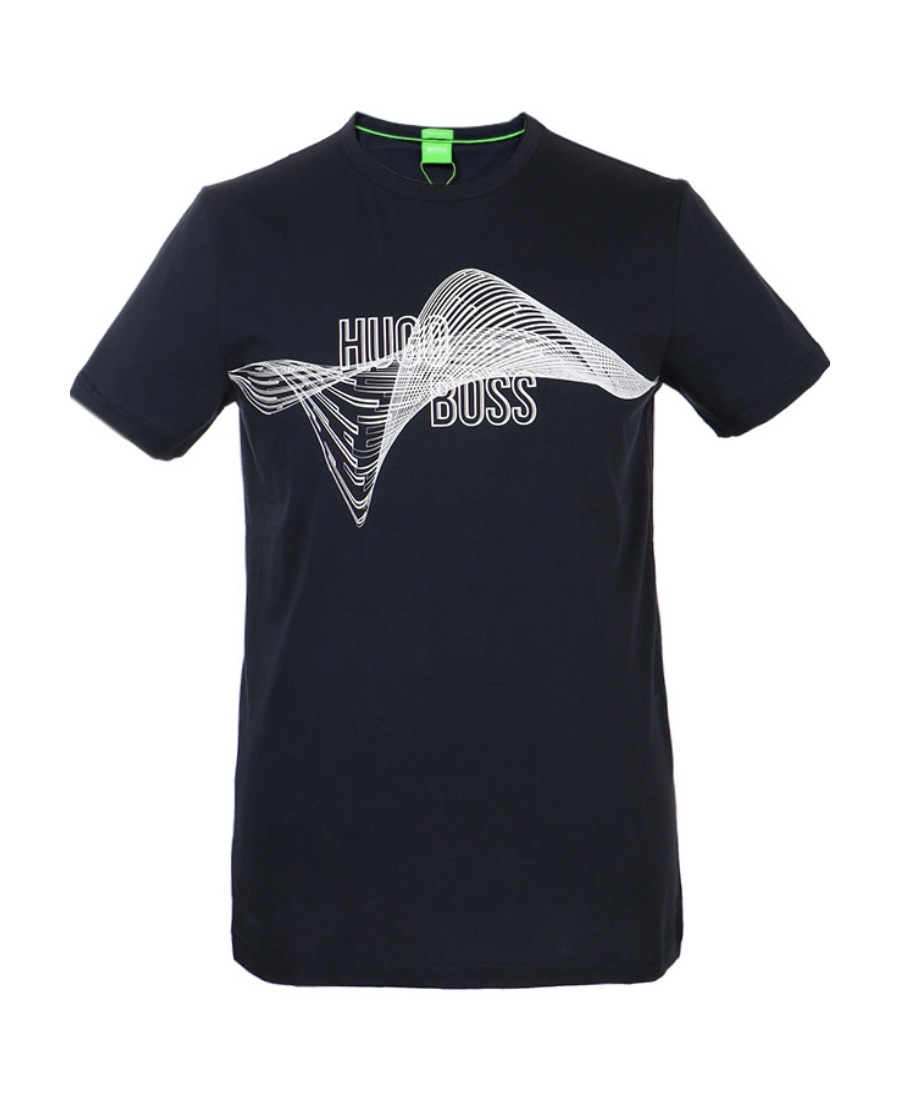Hugo Boss Logo Details T-shirt In Black