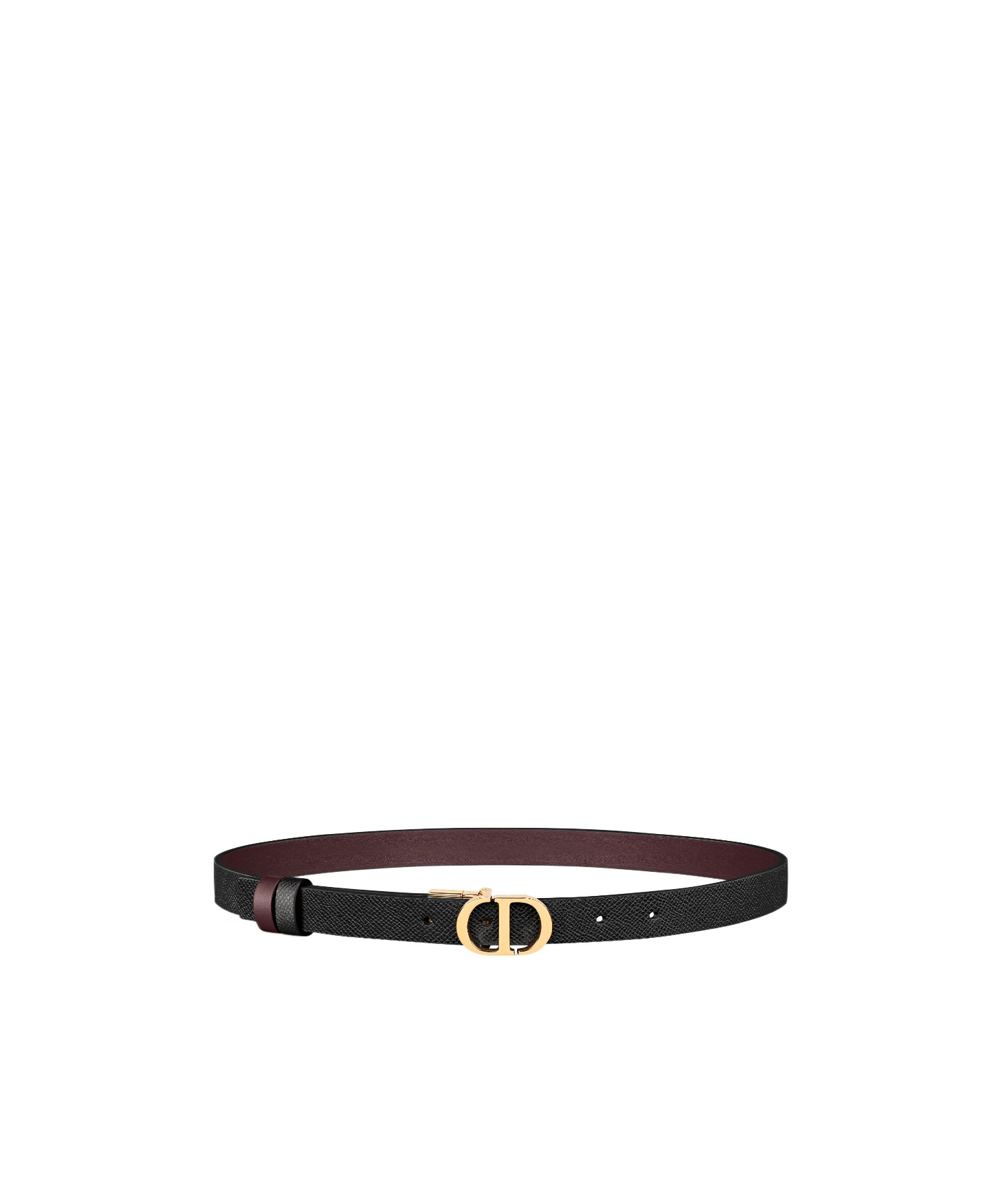 Dior 30 Montaigne Reversible Belt In Black