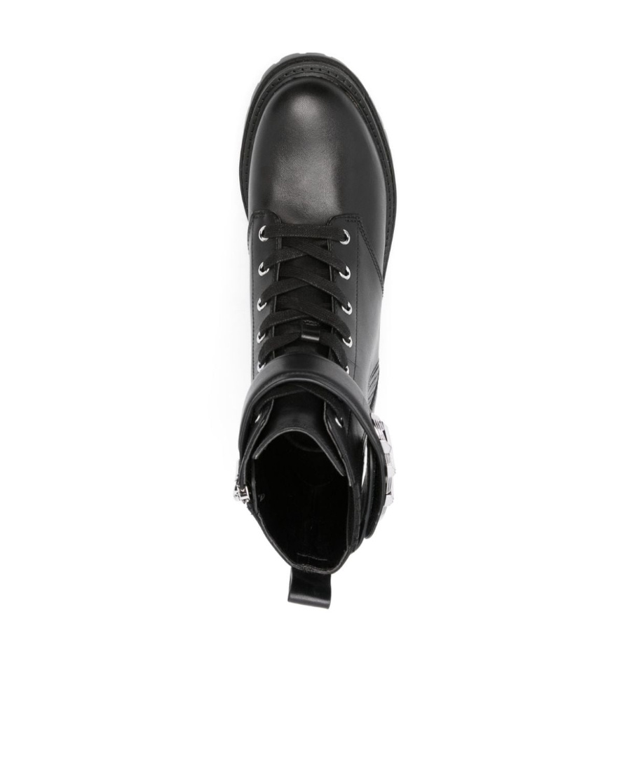 Michael Michael Kors Parker 40mm Leather Ankle Boots In Black