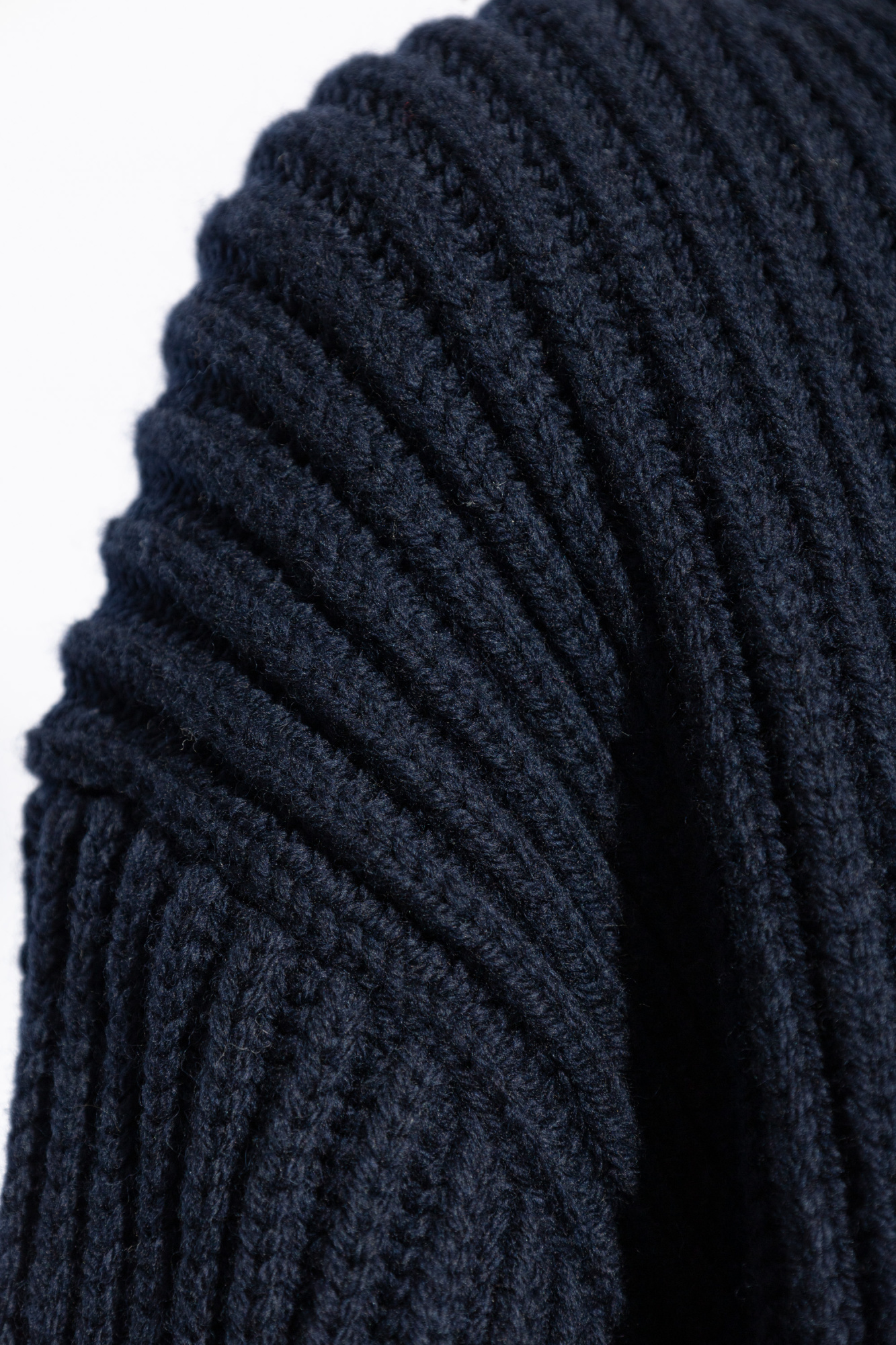 Jil Sander Chunky-ribbed Wool Jumper In Black