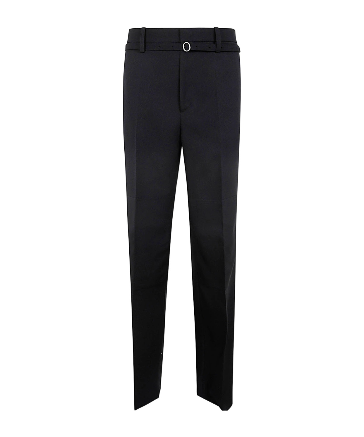 Jil Sander Trouser Straight Leg Creased Detailing In Black